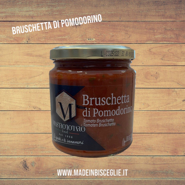 Bruschetta di pomodorino - 280gr - Mastrototaro Food