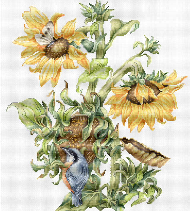 September Sunflowers Luca-S Gold Collection