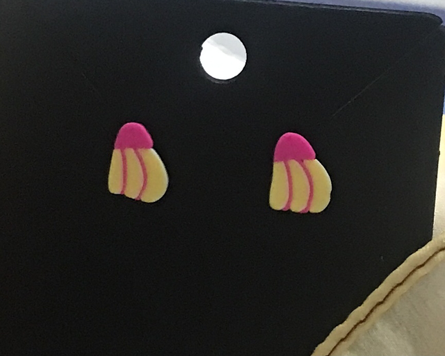 Children Yellow Earrings - Non Metal - CYE02