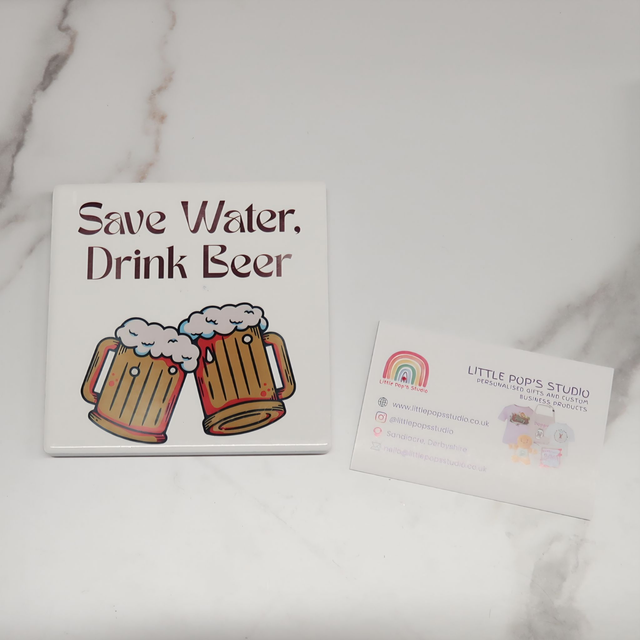 Square Ceramic Coaster