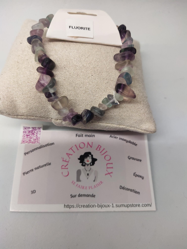 bracelet en Fluorite 