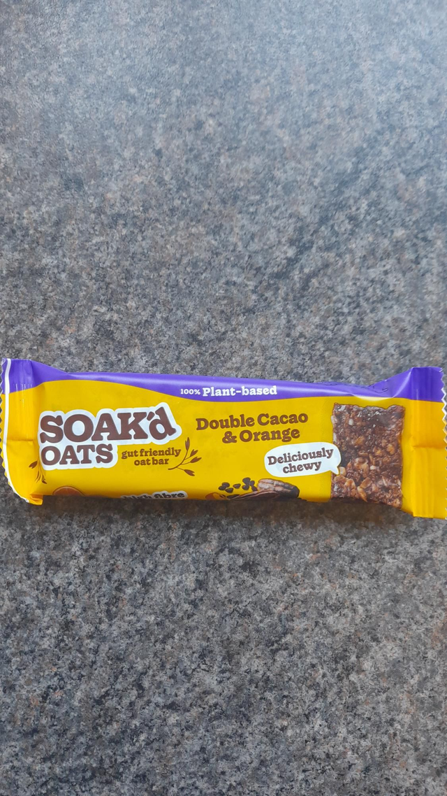 Soaked Oats Double Cacao &amp;Orange 42g bar