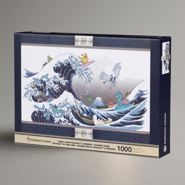 Great Wave Pikachu & Friends Puzzle (1,000 Pieces)