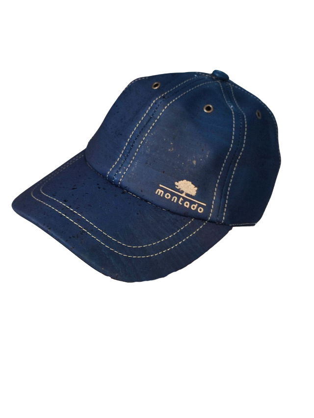 Casquette en liège bleu foncé montado