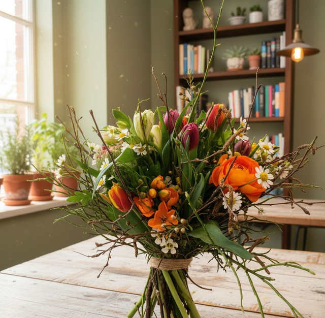 Blumengruß "Frühlingsliebe bunt"