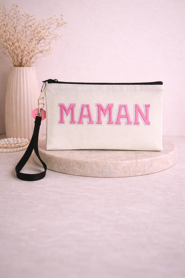 Pochette en toile “MAMAN
