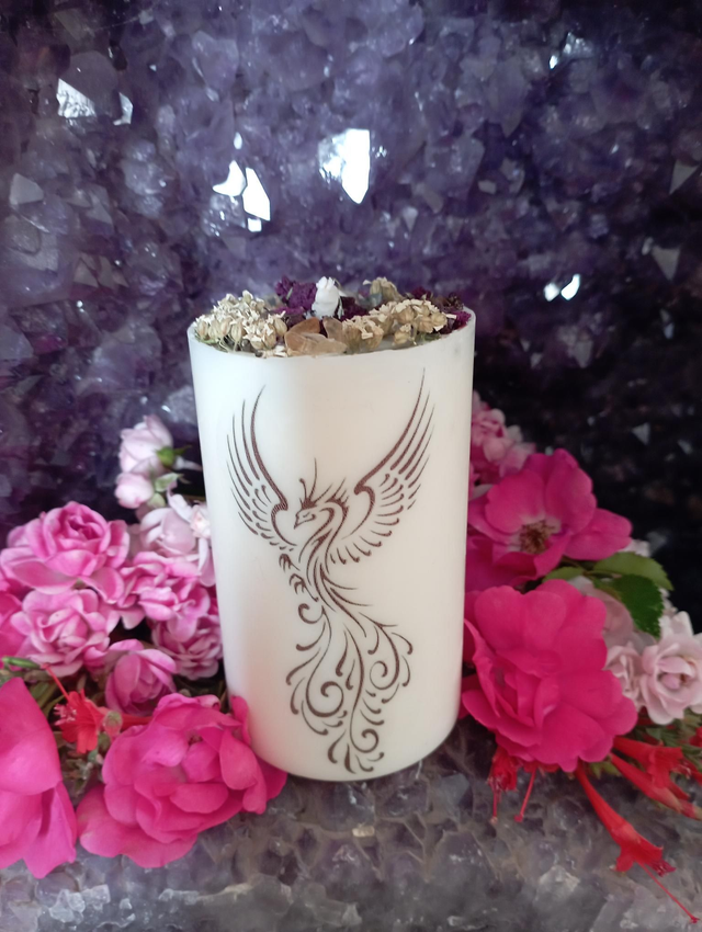 Bougie pilier Phénix 