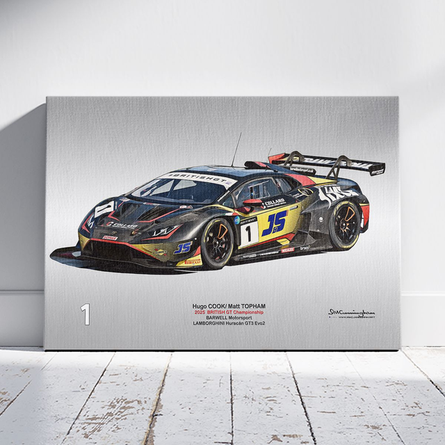 C250401 Lamborghini Huracan GT3EVO British GT 25 Barwell #1 DNPK _ICA8864