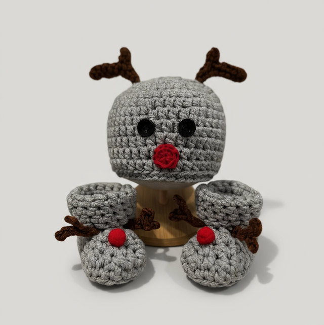 Christmas Collection - Reindeer Booties