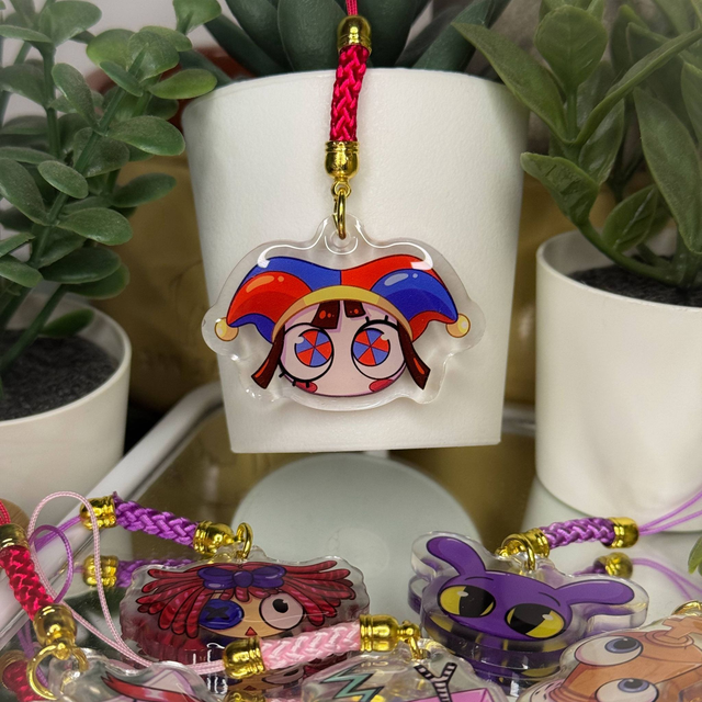 The Amazing Digital Circus Phone Charms