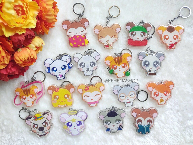 Hamtaro Llaveros / keychains 