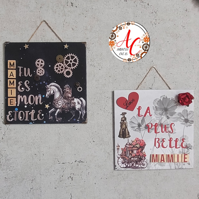 Nouvelle Création – Cadres "Mamie" Moyen modèles