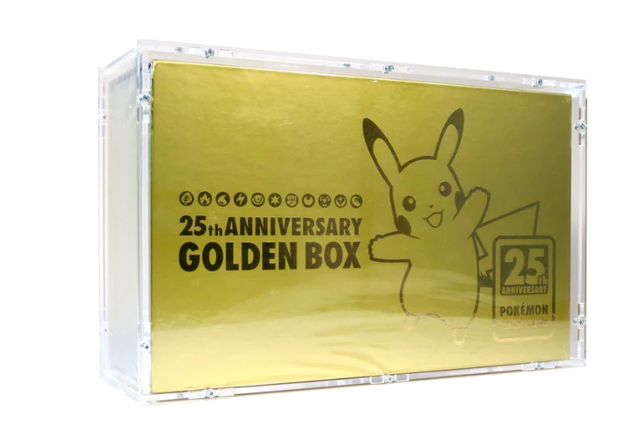 Acrílico Pokemon Golden Box 25 Aniversario Japonés Chino