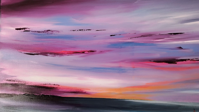 Tableau peinture toile œuvre d'art originale signée bateaux voiliers