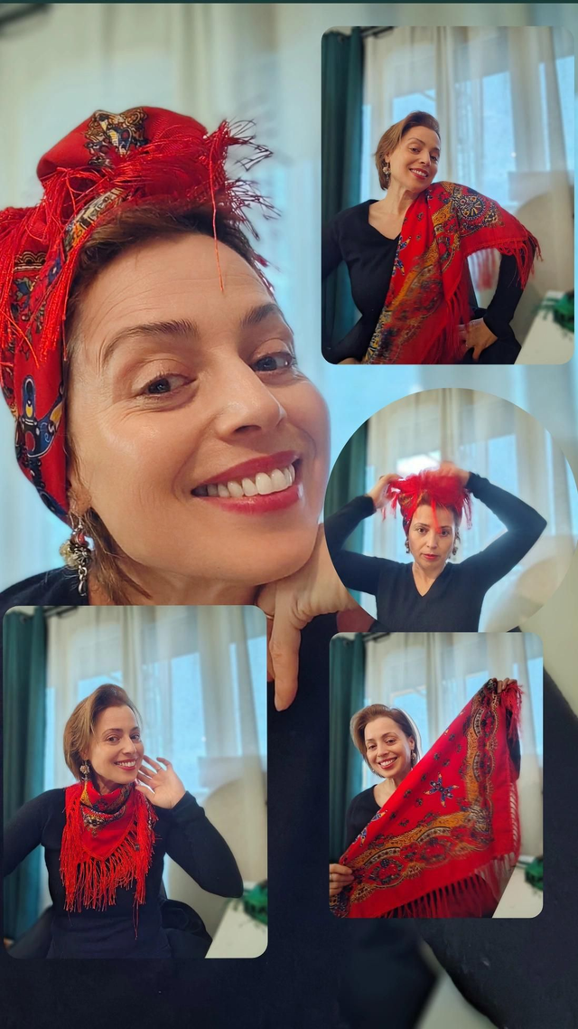 Foulard Ajejigh (fleur) 