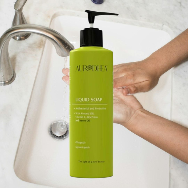 Aurodhea Liquid Soap – Almond & Neem 260ML | Nourishing & Hygiene
