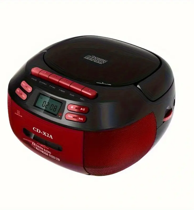 Lecteur CD/MP3 avec radio, USB et cassette – Modèle CD-X2A