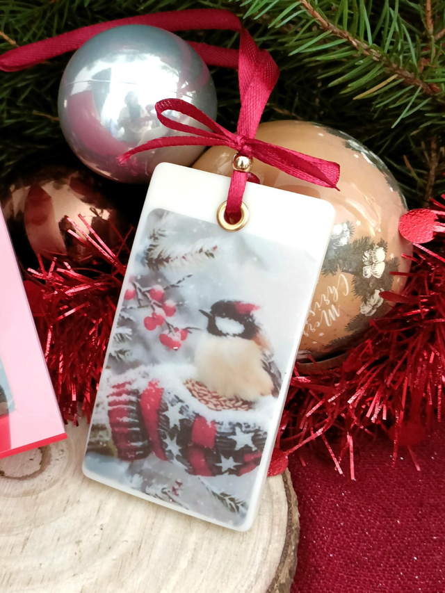 Suspension parfumée de Noël &quot;gant de laine&quot;  