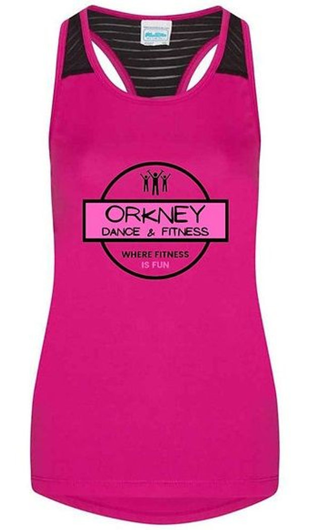 ODF Pink  ladies cool smooth workout vest