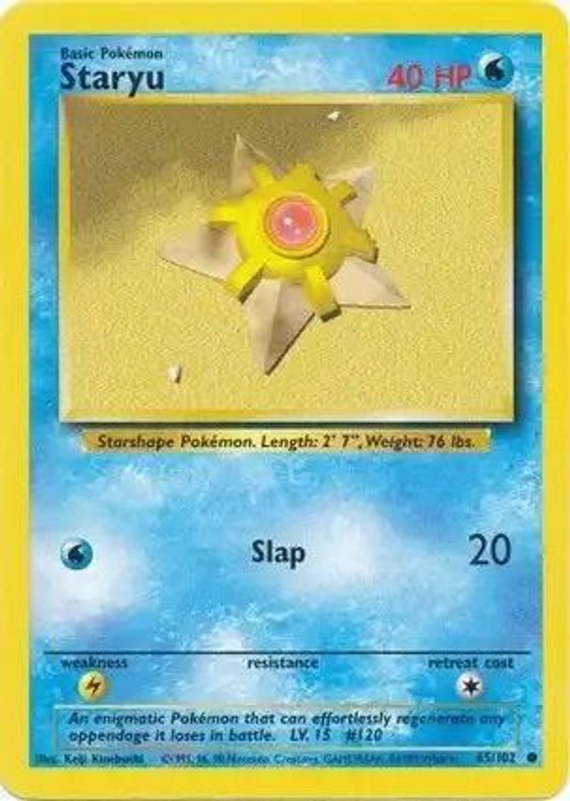 Staryu - 65/102 (Base Set Unlimited)