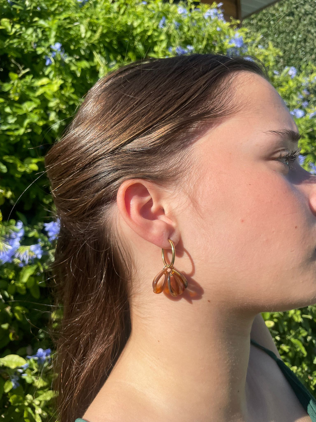 boucle d'oreille Flore