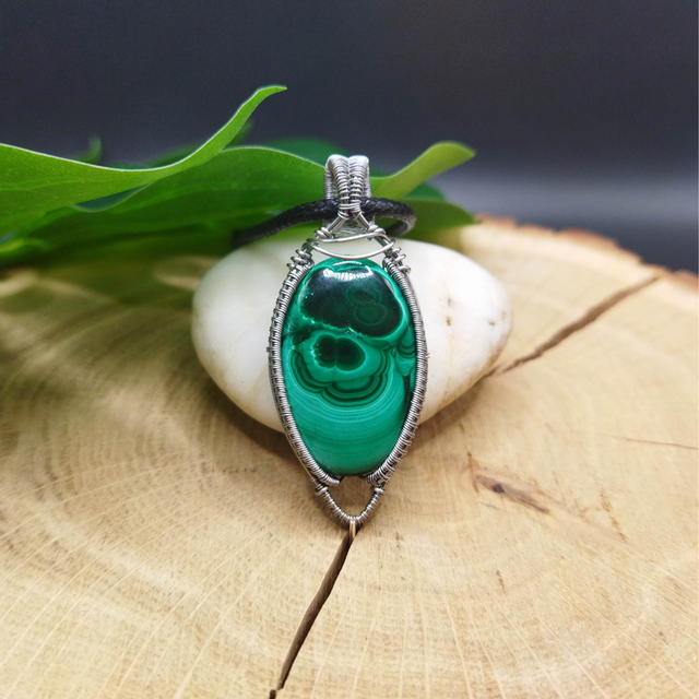 Pendentif Malachite