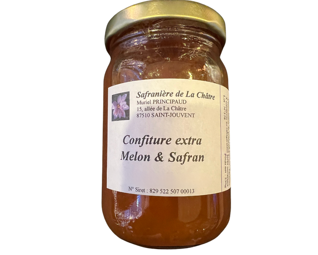 Confiture extra melon et safran 230g