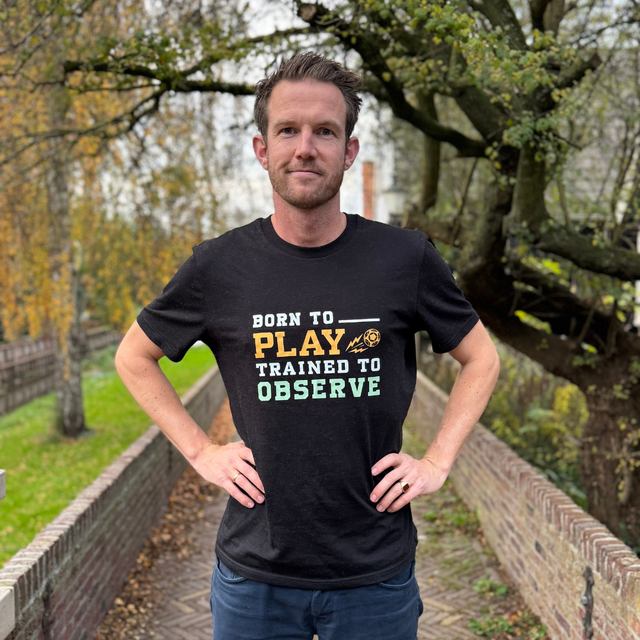 Born to Play, Trained to Observe — Montessori Sports Creator 2.0 T-Shirt (Unisex, Adult)