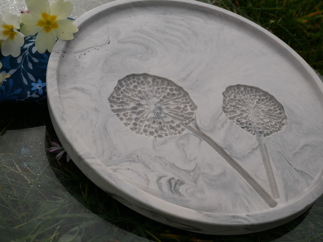 Plateau rond PISSENLIT