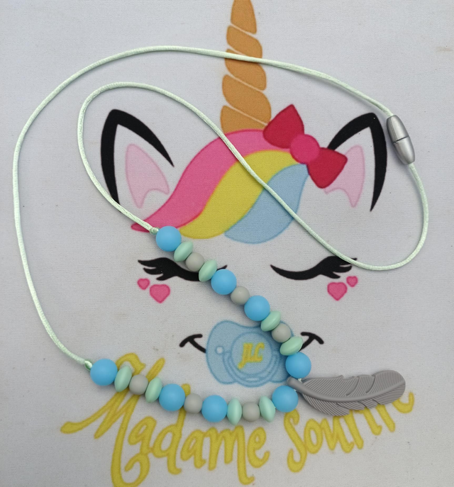 Collier allaitement/portage Plume