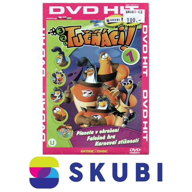 DVD Tučňáci! 1 - česky, slovensky, maďarsky, anglicky