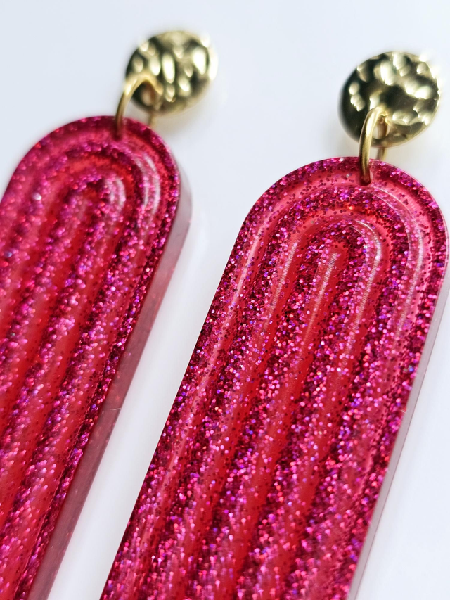 ARTY fines paillettes fuchsias