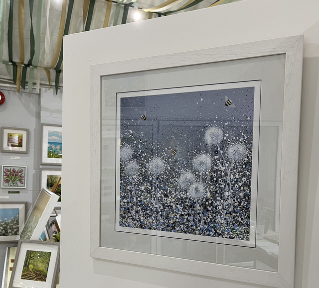 “Dandelions in grey” PRINT