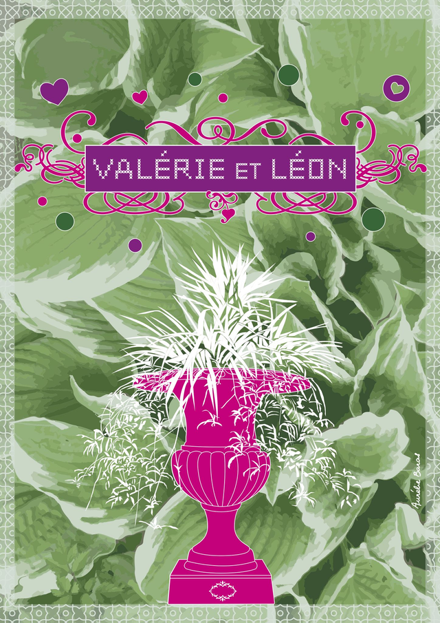 AFFICHE A3 / FLORE (11) personnalisable