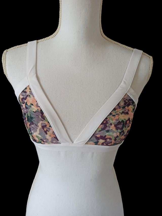 Soutien-gorge triangle camouflage 85B (Etam)