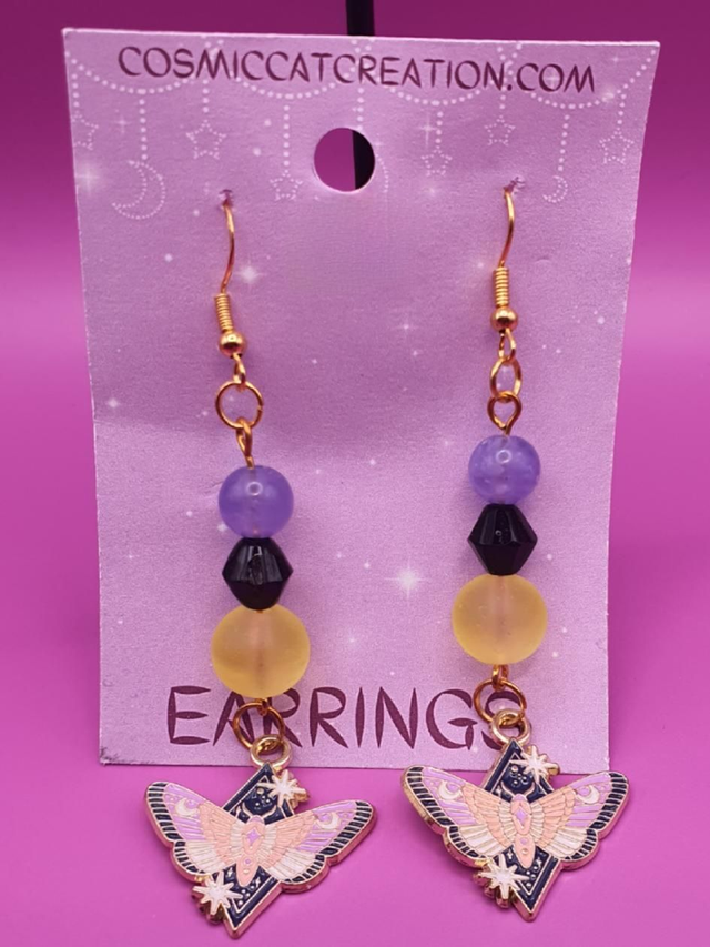 Earrings Butterfly Enby