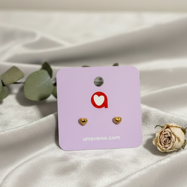 Brincos Afeto Dourado