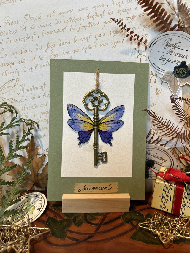 Clé Féerique - Papillon Fairy Irisaë