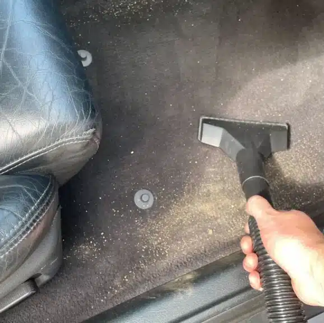 Véhicule avec du sables