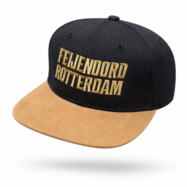 Feijenoord Rotterdam snapback - New Style Goud - Zwart