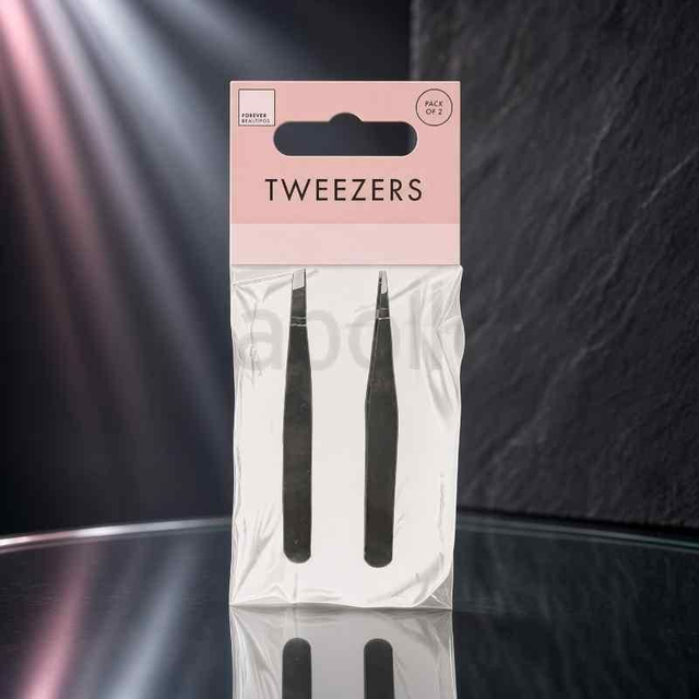 Stainless Steel Tweezers 9.5cm â 2pcs | Beauty & Grooming