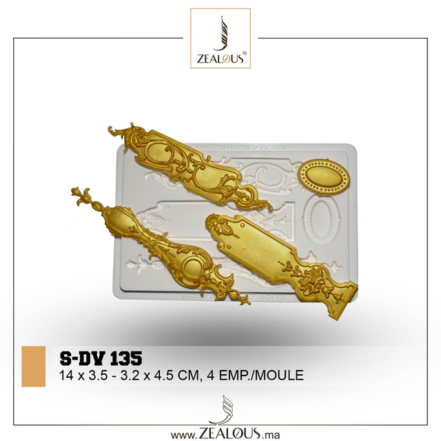 S-DV135 Cake Chocolate and Fondant Silicon Moulds