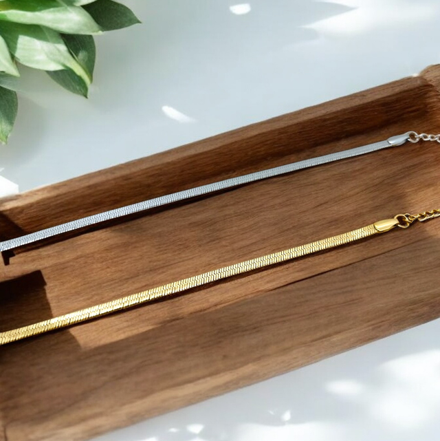 Bracelet maille serpent 