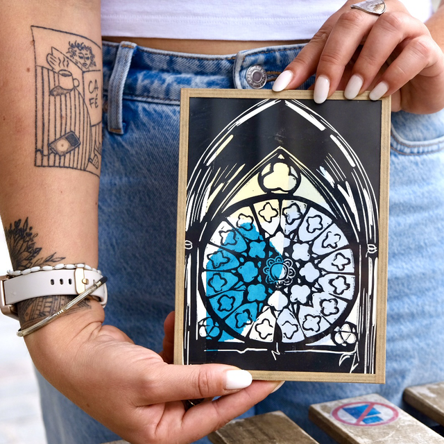 Rosace cathédrale de Reims