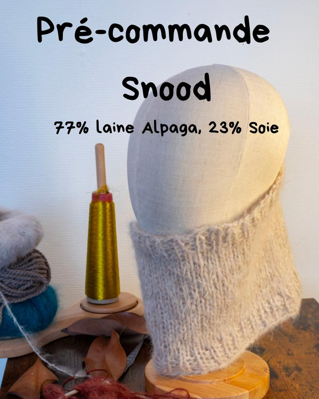 Pré-commande snood  janvier/février  