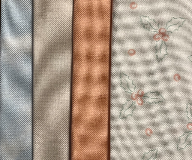 A small bundle of 4 pieces of 32ct Evenweave