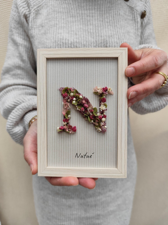 Cadre floral "Matcha" Personnalisable