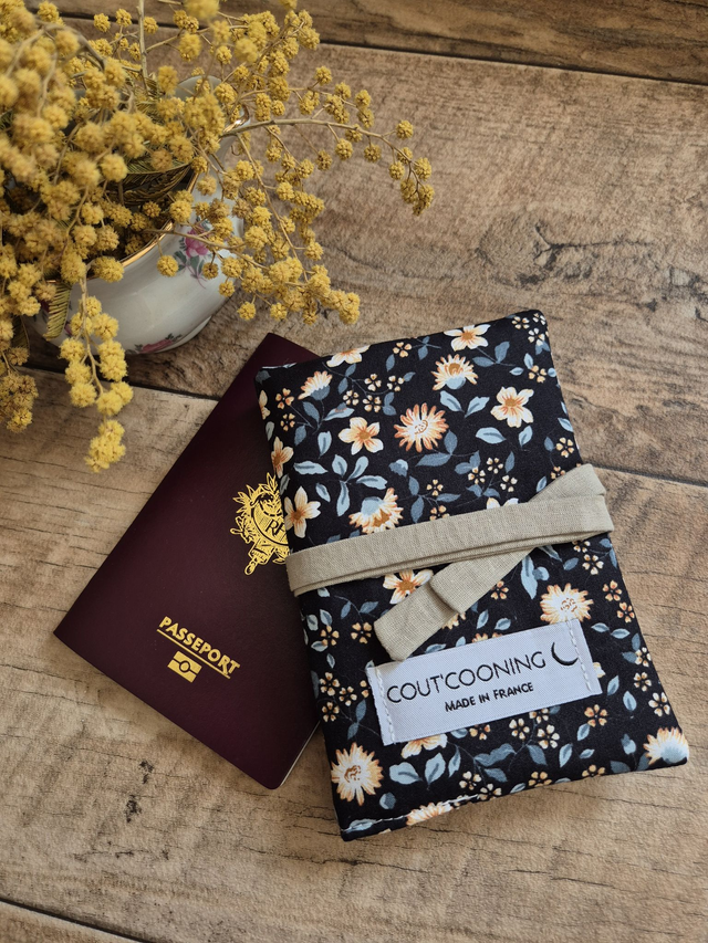 Protège passeport molletonnée