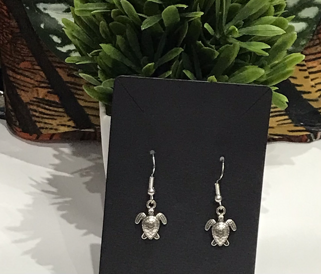 Silver Dangling Earrings- SDE66
