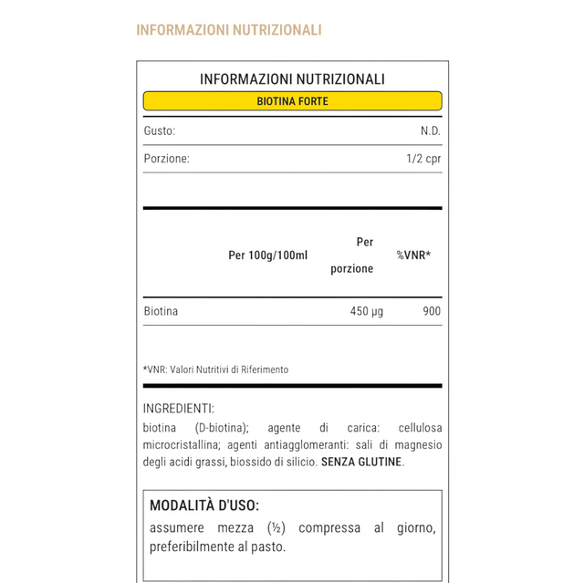 BIOTINA FORTE 60 cpr
